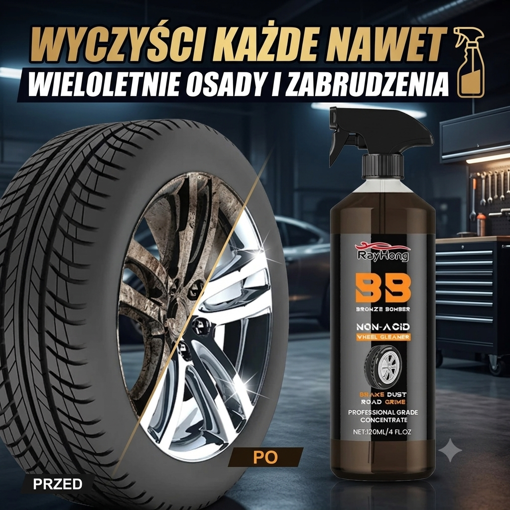 BB Bronz Bomber - Wyczyść Felgi w 60 Sekund ✨